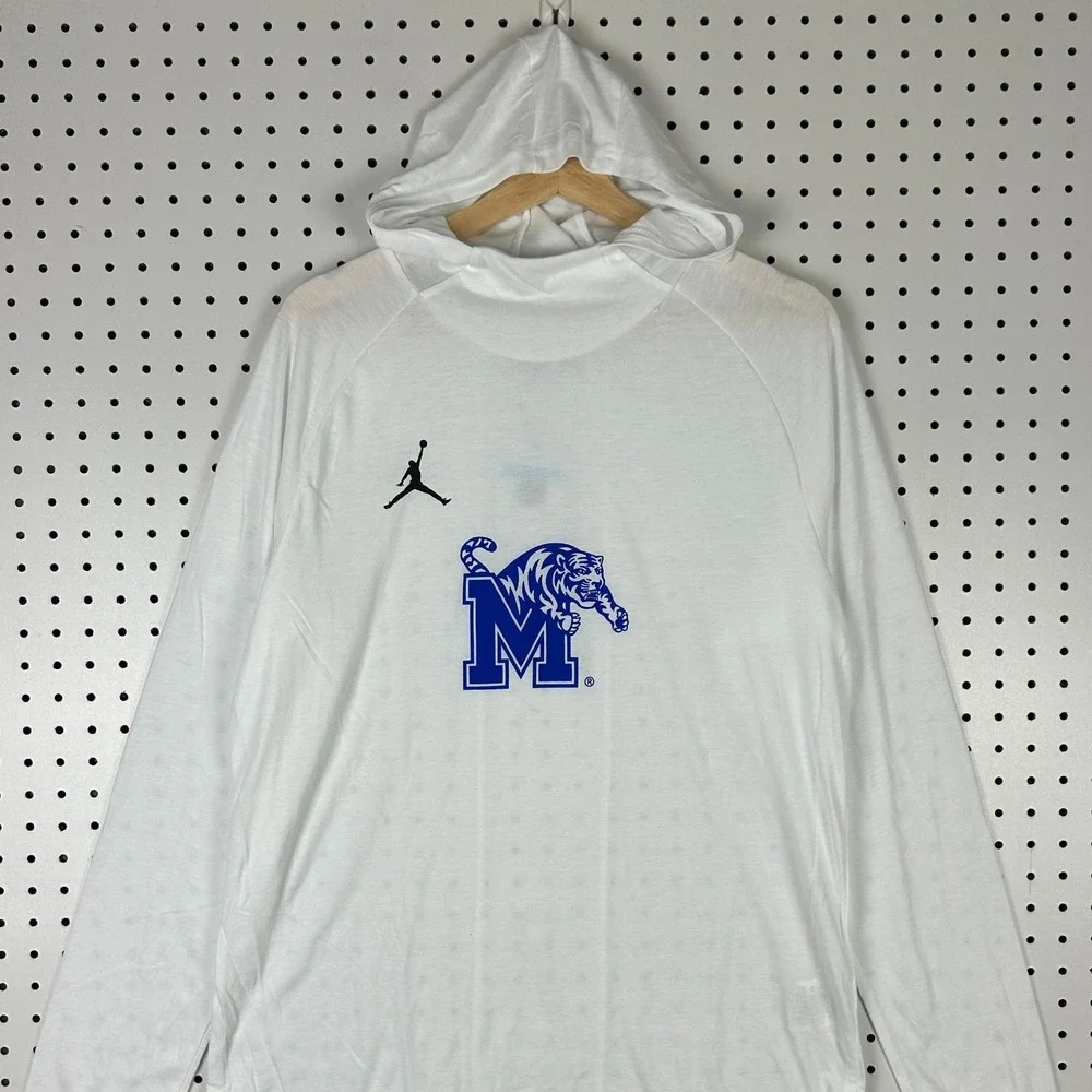 Nike Memphis Tigers x JORDAN Large Hoodie Basketball Team Issued Penny NWT Shirt